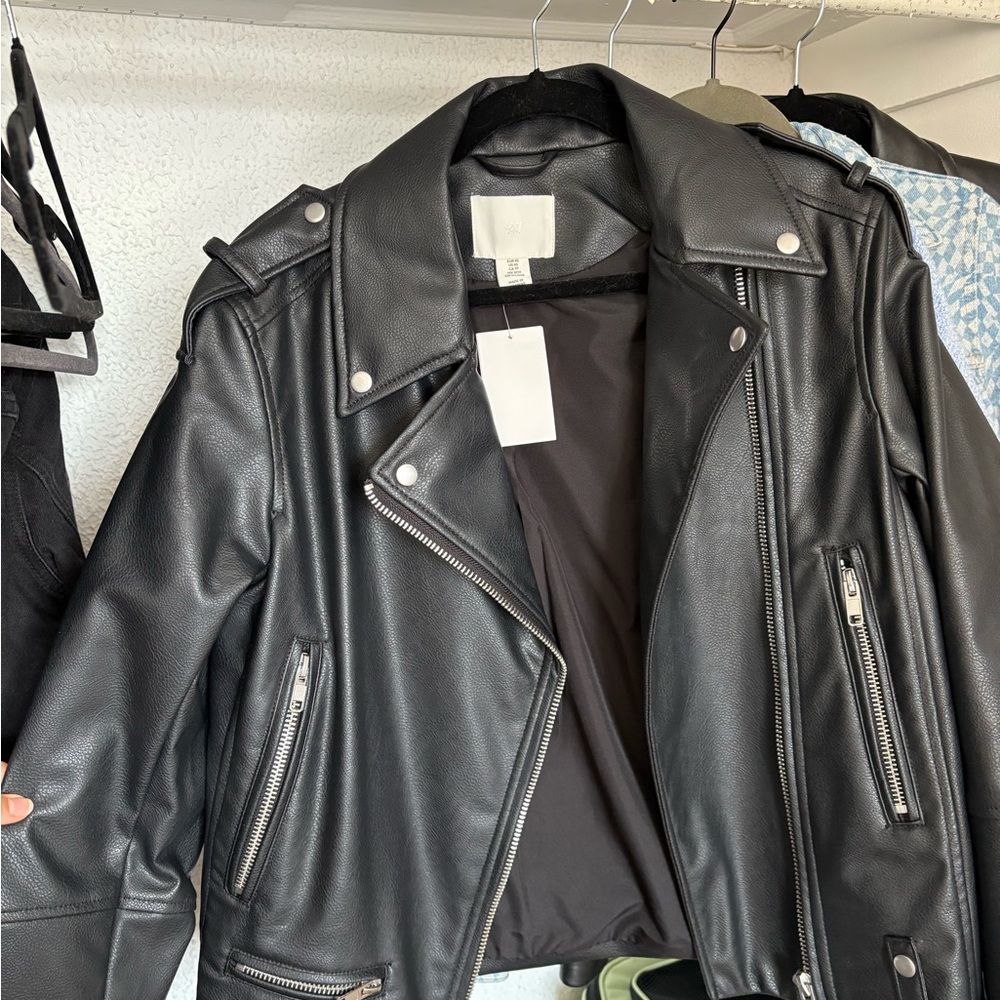 H&M Black Leather Jacket